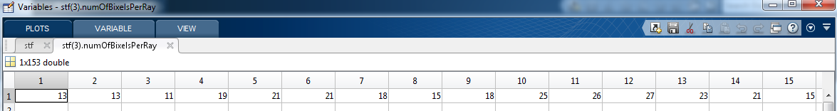 stf.numOfBixelsPerRay field screenshot